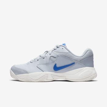 Nike Court Lite 2 - Női Teniszcipő - Platina/Metal Platina/Rózsaszín/Kék